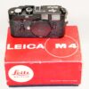 Leica M4 Black Paint Rare camera (1970) with original box in Exceptional Mint/LN- Condition /SOLD