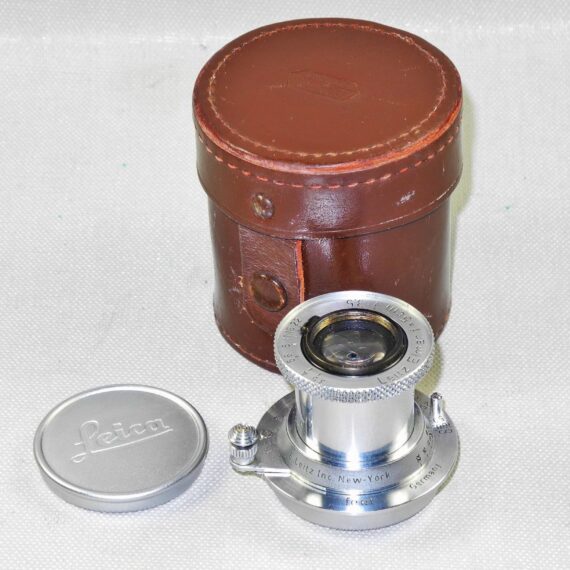 Leica 50/3,5 Elmar SM "Property of E.Leitz NY" with caps and E.Leitz NY lens case Ex++ / RARE lens / SOLD