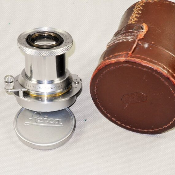 Leica 50/3,5 Elmar SM "Property of E.Leitz NY" with caps and E.Leitz NY lens case Ex++ / RARE lens / SOLD