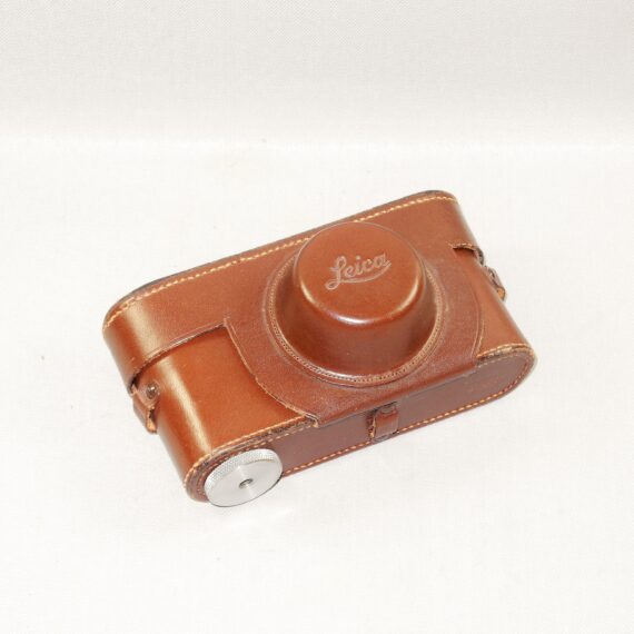 Leica III / F Black Nickel 1934 camera with Leica 50mm Nickel Elmar sm lens with case and cap Mint- / SOLD