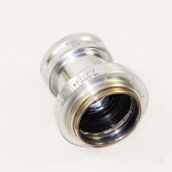 ​Leica 50/2 Summar (1936) chrome lens Ex+/++