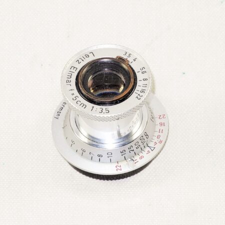 Leica 50/3,5 Elmar Collapsible Red Scale lens (1956) Ex++