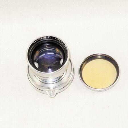 Leica 50/2 Summitar chrome lens (1959) Ex++