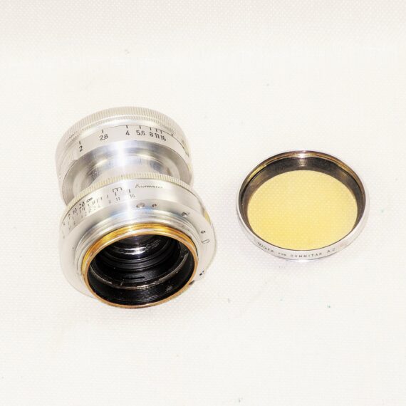 Leica 50/2 Summitar chrome lens (1959) Ex++
