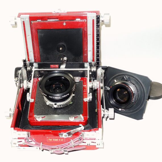 Tachihara 4x5 Field Cherry w/ Chrome Trim camera Sold with 2 Lenses 90mm & 150mm, beautiful Mint- set / SOLD
