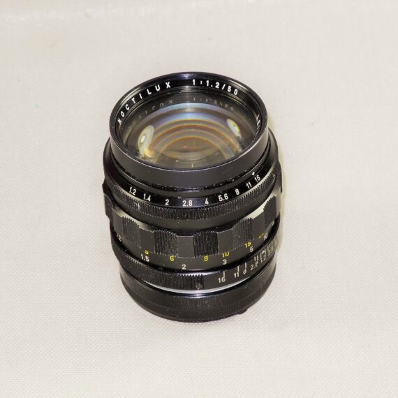Leica 50mm f/1.2 Noctilux Original RARE lens Circa 1972, Sold W/Leica metal hood and box Ex+ / RARE / FREE Shipping .