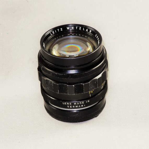 Leica 50mm f/1.2 Noctilux Original RARE lens Circa 1972, Sold W/Leica metal hood and box Ex+ / RARE / FREE Shipping .