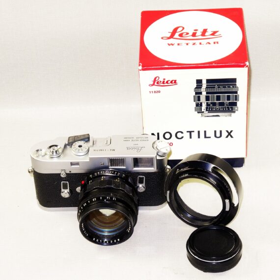 Leica 50mm f/1.2 Noctilux Original RARE lens Circa 1972, Sold W/Leica metal hood and box Ex+ / RARE / FREE Shipping .