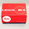 Leica M4 chrome camera (1968-69) with Leica box, instruction manual, body cap Mint/Like new condition! SOLD