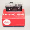 Leica M4 chrome camera (1968-69) with Leica box, instruction manual, body cap Mint/Like new condition! SOLD