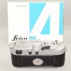 Leica M4 chrome camera (1968-69) with Leica box, instruction manual, body cap Mint/Like new condition! SOLD