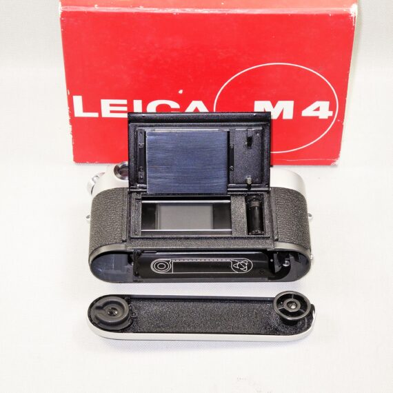 Leica M4 chrome camera (1968-69) with Leica box, instruction manual, body cap Mint/Like new condition! SOLD
