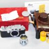 Leica IIIf RD. E.L.C 1952 camera with Leica 50/2 Radioactive Summicron lens,box,case,cards,cap,RF filter,manual,film cartige Mint/- RARE and beautiful. SOLD