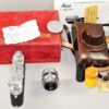 Leica IIIf RD. E.L.C 1952 camera with Leica 50/2 Radioactive Summicron lens,box,case,cards,cap,RF filter,manual,film cartige Mint/- RARE and beautiful. SOLD