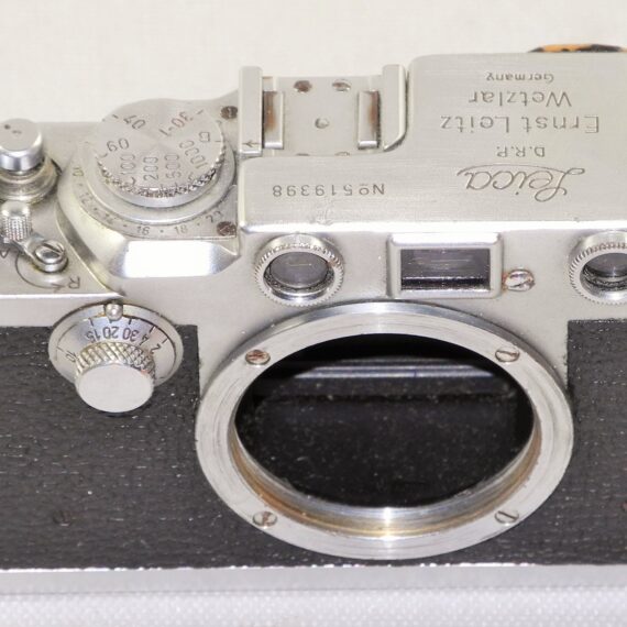 Leica IIIC camera converted to IIIF BD engraved “Leitz Eigentum