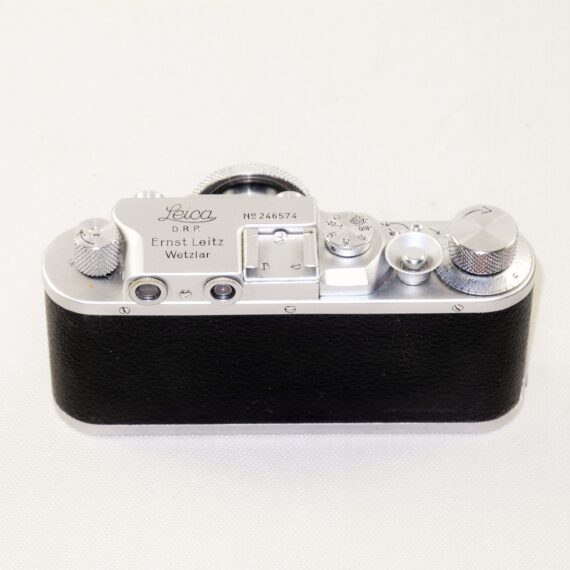 Leica II Model D Chrome Camera (1937-38) Sold with Leica 50/3,5 Elmar sm lens (1939) Ex++ / Free shipping.
