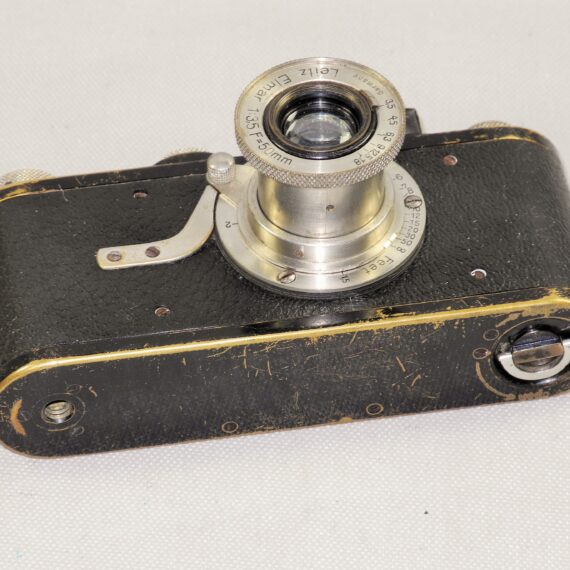 LEICA I MODEL A MUSHROOM DIAL BLACK PAINT 4 DIGIT (1928) CAMERA With 50MM ELMAR lens, fully overhauled Ex+ / Call or Email for more info