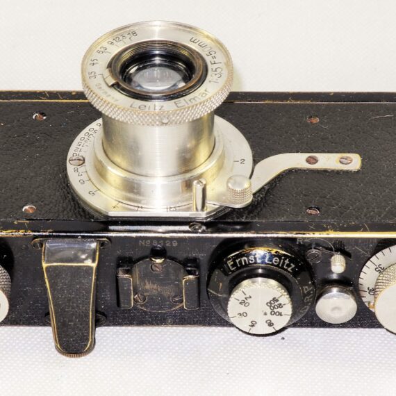 LEICA I MODEL A MUSHROOM DIAL BLACK PAINT 4 DIGIT (1928) CAMERA With 50MM ELMAR lens, fully overhauled Ex+ / Call or Email for more info