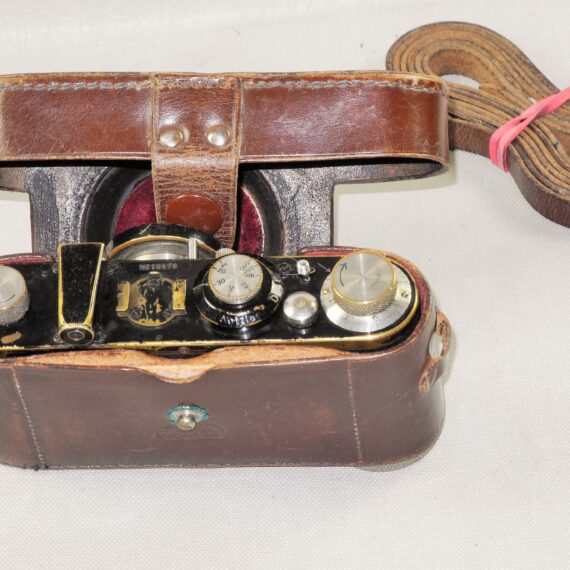 LEICA I MODEL A MUSHROOM DIAL BLACK PAINT (1928) CAMERA With 50MM ELMAR lens, fully overhauled Ex+ /Free shipping