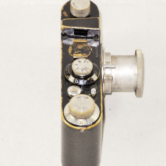 LEICA I MODEL A MUSHROOM DIAL BLACK PAINT (1928) CAMERA With 50MM ELMAR lens, fully overhauled Ex+ /Free shipping