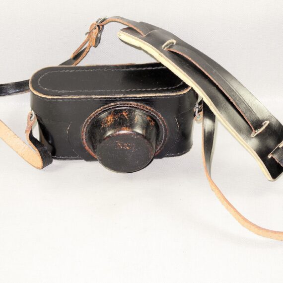 LEICA I MODEL A MUSHROOM DIAL BLACK PAINT (1930) CAMERA W/50mm Elmar lens, recently overhauled Ex+ / SOLD