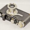LEICA I MODEL A MUSHROOM DIAL BLACK PAINT (1930) CAMERA W/50mm Elmar lens, recently overhauled Ex+ / SOLD