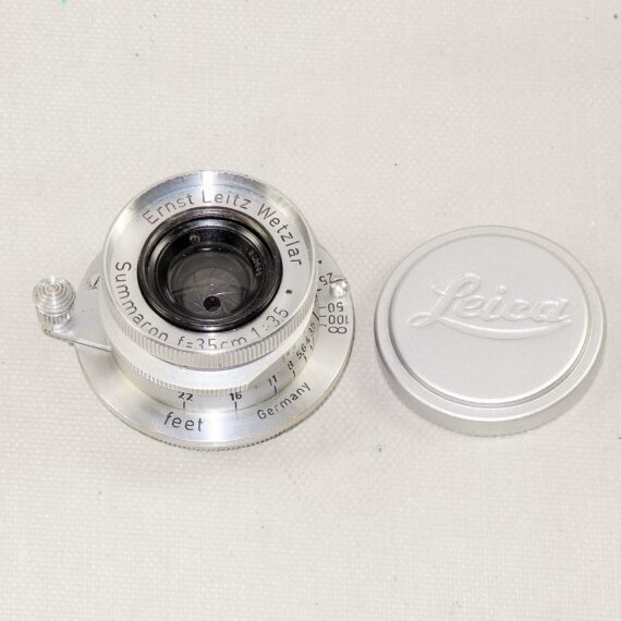 Leica 35/3,5 Summaron Screw-Mount lens Just CLA'd with Leica metal caps Ex++ / Free Shipping / In stock