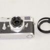 Leica M2 Chrome Mint- camera with Zeiss 35/2.8 Biogon-C ZM chrome LN- lens with hood, Leica MR meter Mint- nice set / SOLD