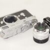 Leica M2 Chrome Mint- camera with Zeiss 35/2.8 Biogon-C ZM chrome LN- lens with hood, Leica MR meter Mint- nice set / SOLD