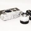 Leica M2 Chrome Mint- camera with Zeiss 35/2.8 Biogon-C ZM chrome LN- lens with hood, Leica MR meter Mint- nice set / SOLD