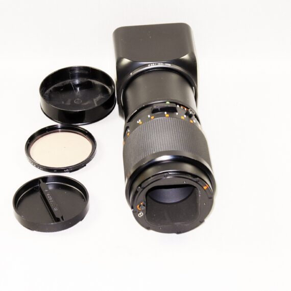 Hasselblad 250/5,6 Sonnar CF lens with caps,filter, lens hood Mint- / SOLD