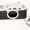 Leica IIF Red Dial chrome camera (1954) with Leica  50/3,5 Elmar lens (1950) Ex++/Mint- Set / Free Shipping (USA)