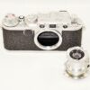 Leica IIF Red Dial chrome camera (1954) with Leica  50/3,5 Elmar lens (1950) Ex++/Mint- Set / Free Shipping (USA)