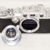 Leica IIIC chrome camera (1946-47) unusual camera with "Red serial number" Nr. 423616 & with Leica 50/3,5 Elmar lens Ex++/ SOLD