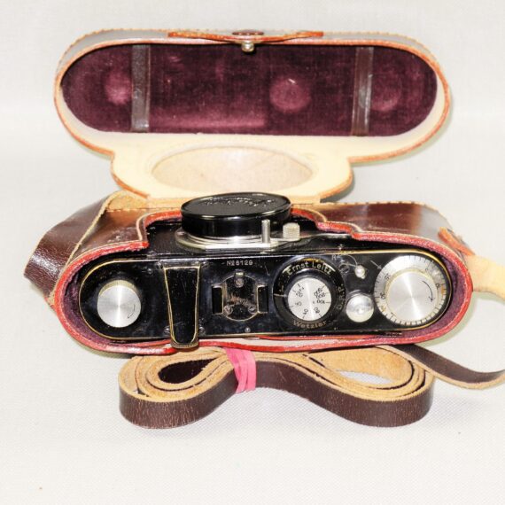 LEICA I MODEL A MUSHROOM DIAL BLACK PAINT 4 DIGIT (1928) CAMERA With 50MM ELMAR lens, fully overhauled Ex+ / Call or Email for more info