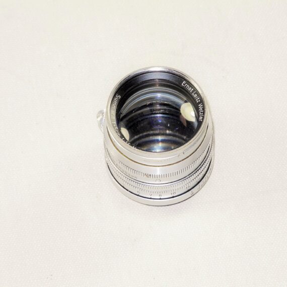 Leica 5cm f1,5 Summarit TAYLOR, TAYLOR & HOBSON Rare lens with Leica II (D) black paint camera Ex+