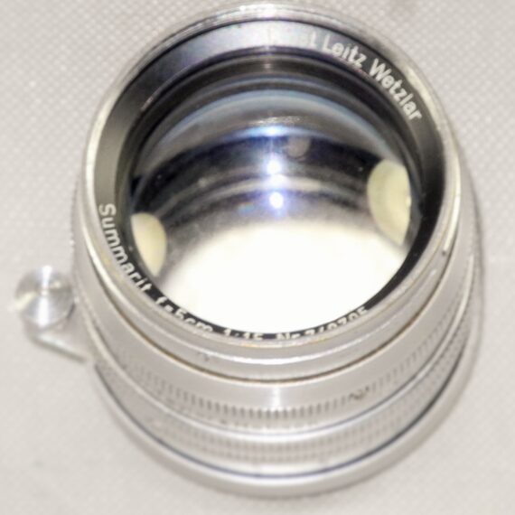 Leica 5cm f1,5 Summarit TAYLOR, TAYLOR & HOBSON Rare lens with Leica II (D) black paint camera Ex+