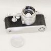 Leica IIIF Self timer chrome camera (1955) with Leica 50/1,5 Summarit chrome SM lens Ex++ set with case, cap both camera and lens just overhauled. FREE Shipping (USA) /SOLD