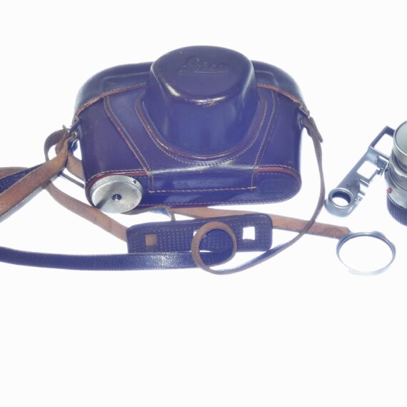 Leica M2-R camera with Leica 50/2 Summicron Dual Range Circa 1969 Set, with case,caps,eyes,filter Ex++/M- /SOLD