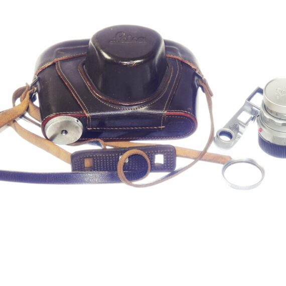 Leica M2-R camera with Leica 50/2 Summicron Dual Range Circa 1969 Set, with case,caps,eyes,filter Ex++/M- /SOLD