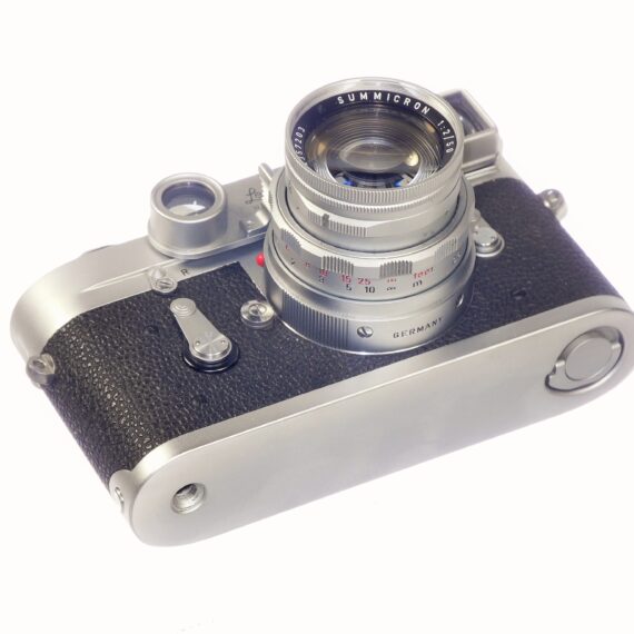 Leica M2-R camera with Leica 50/2 Summicron Dual Range Circa 1969 Set, with case,caps,eyes,filter Ex++/M- /SOLD