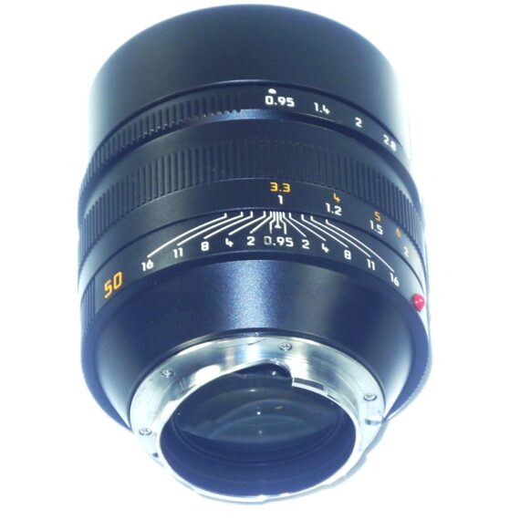 Leica Noctilux-M 50mm f/0.95 ASPH. Lens (Leica M, Black) (E60) Cat #11602 Mint/- Sold with Leica lens case & E60 filter/ Nice ! - Free Shipping