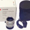 Leica 35mm f/1.4 ASPH. SUMMILUX-M chrome lens E46,cat #11883 Sold with Original Box, Leica hood Lens case, caps Mint- lens / SOLD