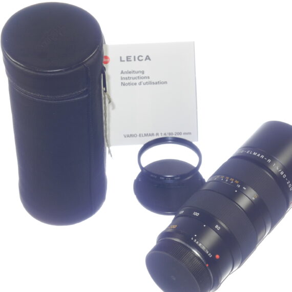 Leica 80-200mm f4.0 Rom (E60) lens Cat #11281 Sold with Leica E60 Uva filter, Leica box, Leica case, Leica caps Mint/- / On Hold