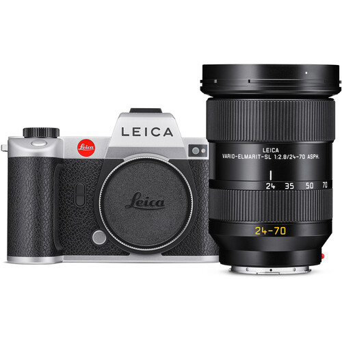 Leica SL2 Mirrorless Camera with 24-70mm f/2.8 Lens (Silver) #10898 New USA /No Longer Available
