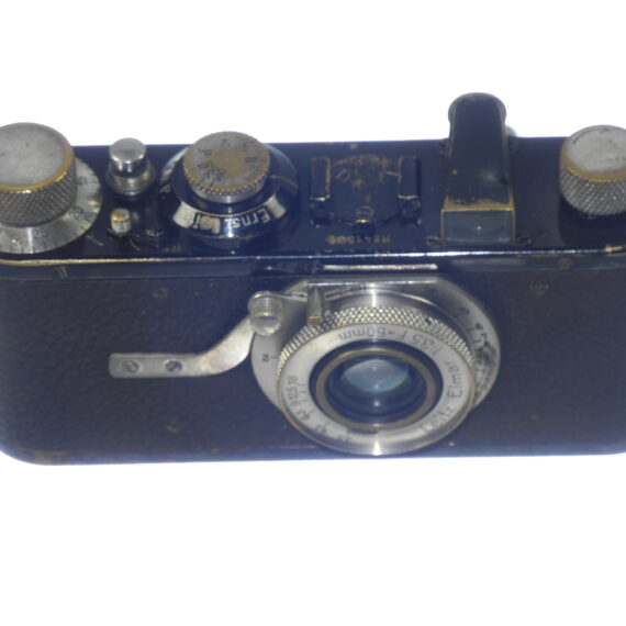 LEICA I MODEL A BLACK PAINT CAMERA With 50MM ELMAR lens, fully overhauled with Leica case & cap Ex+ / ON HOLD