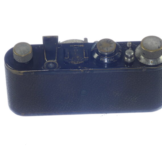 LEICA I MODEL A BLACK PAINT CAMERA With 50MM ELMAR lens, fully overhauled with Leica case & cap Ex+ / ON HOLD