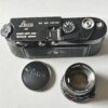 Leica M4-MOT Black Paint Camera Sold with black paint Leica 50/2 Summicron  lens, Nice RARE vintage Set with case (recently  Cla'd )