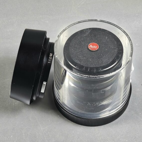 Leica 50mm f/1,2 Noctilux -M Original RARE M lens (circa 1967) Sold with: Leica original Metal Hood,caps and plastic case Ex++/M- /RARE lens- Free Shipping (Worldwide) Accepting offers !