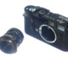 Leica M4-MOT Black Paint Camera Sold with black paint Leica 50/2 Summicron  lens, Nice RARE vintage Set with case (recently  Cla'd )